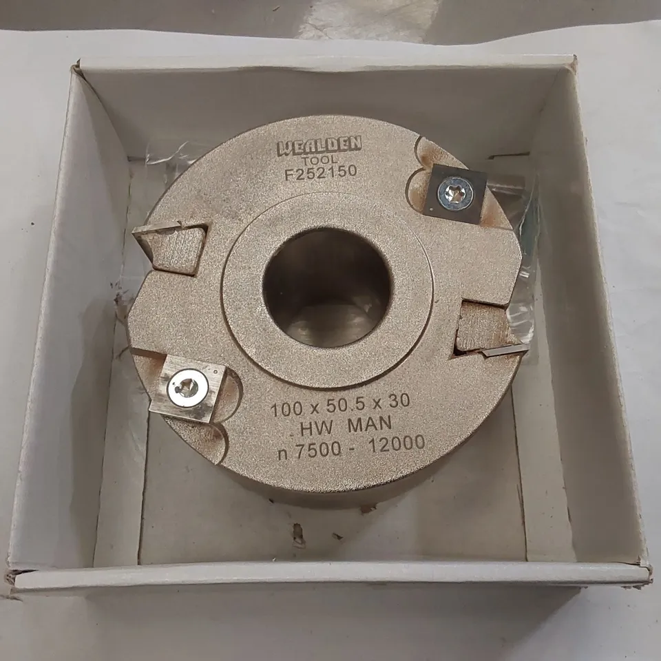 WEALDEN TOOL COMPANY SPINDLE MOULDER TOOLING REBATE BLOCK