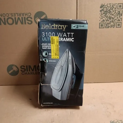 BELDRAY 3100 WATT ULTRA CERAMIC IRON