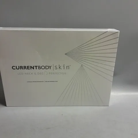 BOXED AND SEALED CURRENTBODY SKIN LED NECK AND DEC PERFECTOR
