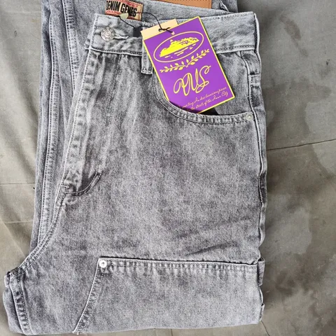 DENIM GENES JEANS IN GREY SIZE SMALL