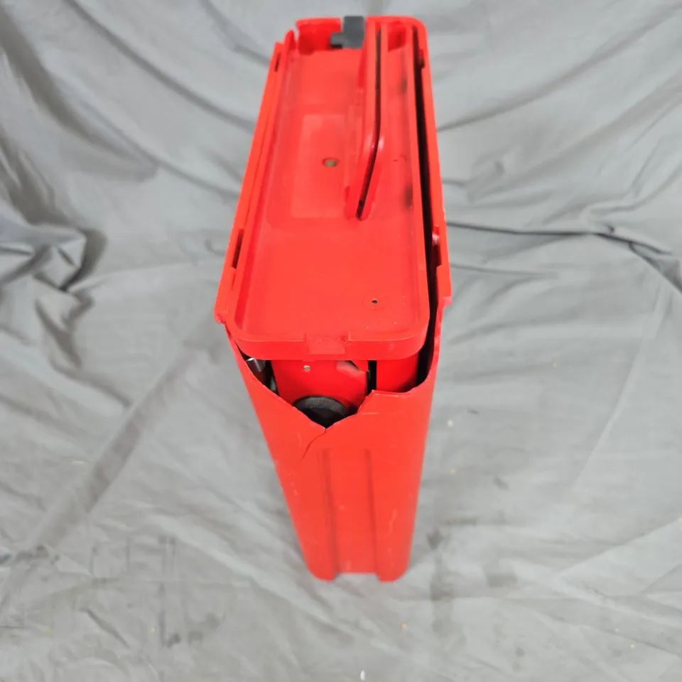 VALENTINE PORTABLE TYPEWRITER – RED, MANUAL, WITH CASE