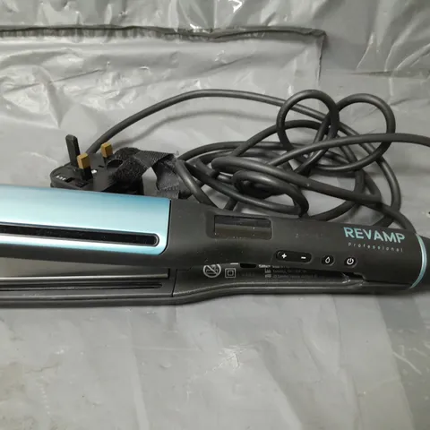 REVAMP PROGLOSS HYDRO SHIELD SHINE CERAMIC HAIR STRAIGHTENER