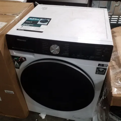 HISENSE 5S SERIES WD5S1045BW 60CM FREESTANDING 10.5/6 KG FRONT LOAD INVERTER WASHER DRYER WITH AUTO DOSE WIFI ENABLED STEAM WASH - 19 PROGRAMS 1400 RPM WHITE ENERGY RATING A/D [ENERGY CLASS A]