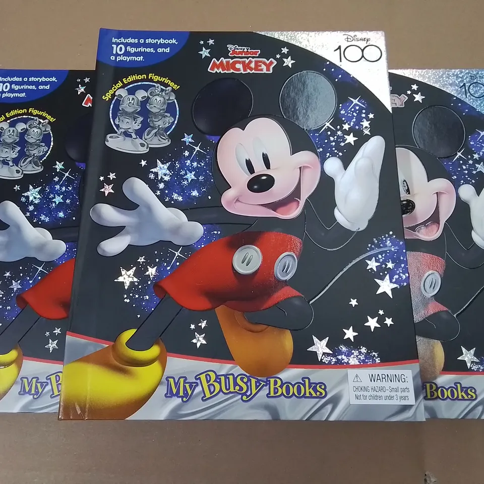 LOT OF 5 BRAND NEW DISNEY JUNIOR MICKEY MY BUSY BOOKS