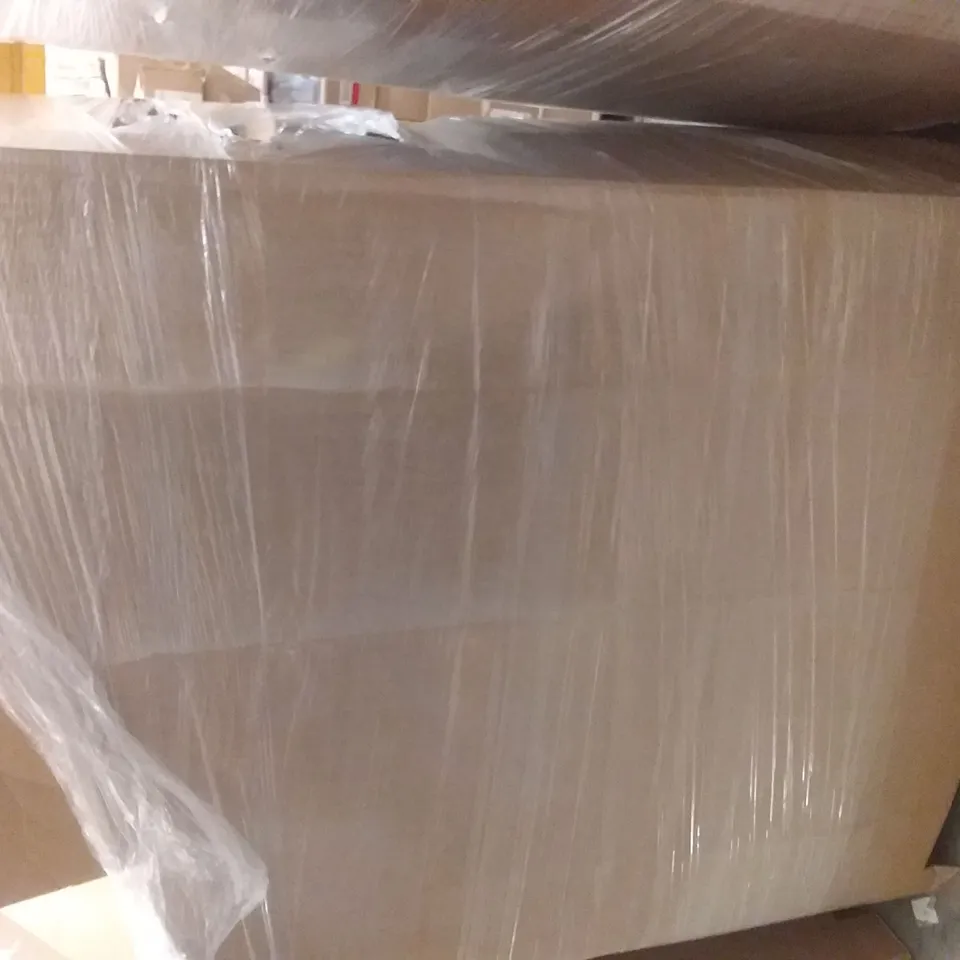PALLET OF ASSORTED ITEMS INCLUDING STORAGE STOOL, AIFEEL STAND MIXER, UNDERCOVER UV PROTECTION SHADE, GREY POT/BIN, KENWOOD CONVENTIONAL MICROWAVE