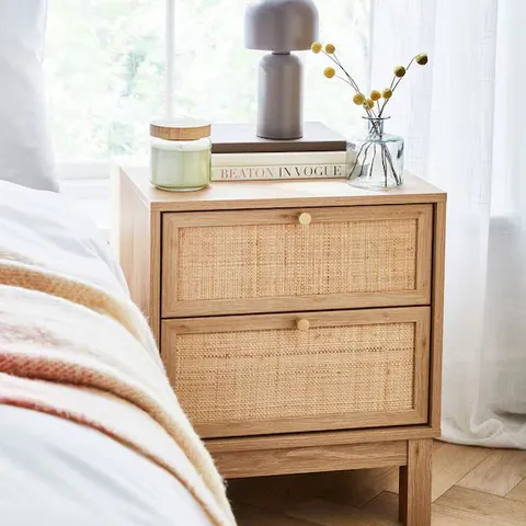BOXED ALLENDALE SIDE TABLE - OAK