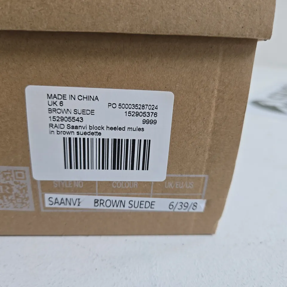 RAID LONDON SIZE 6