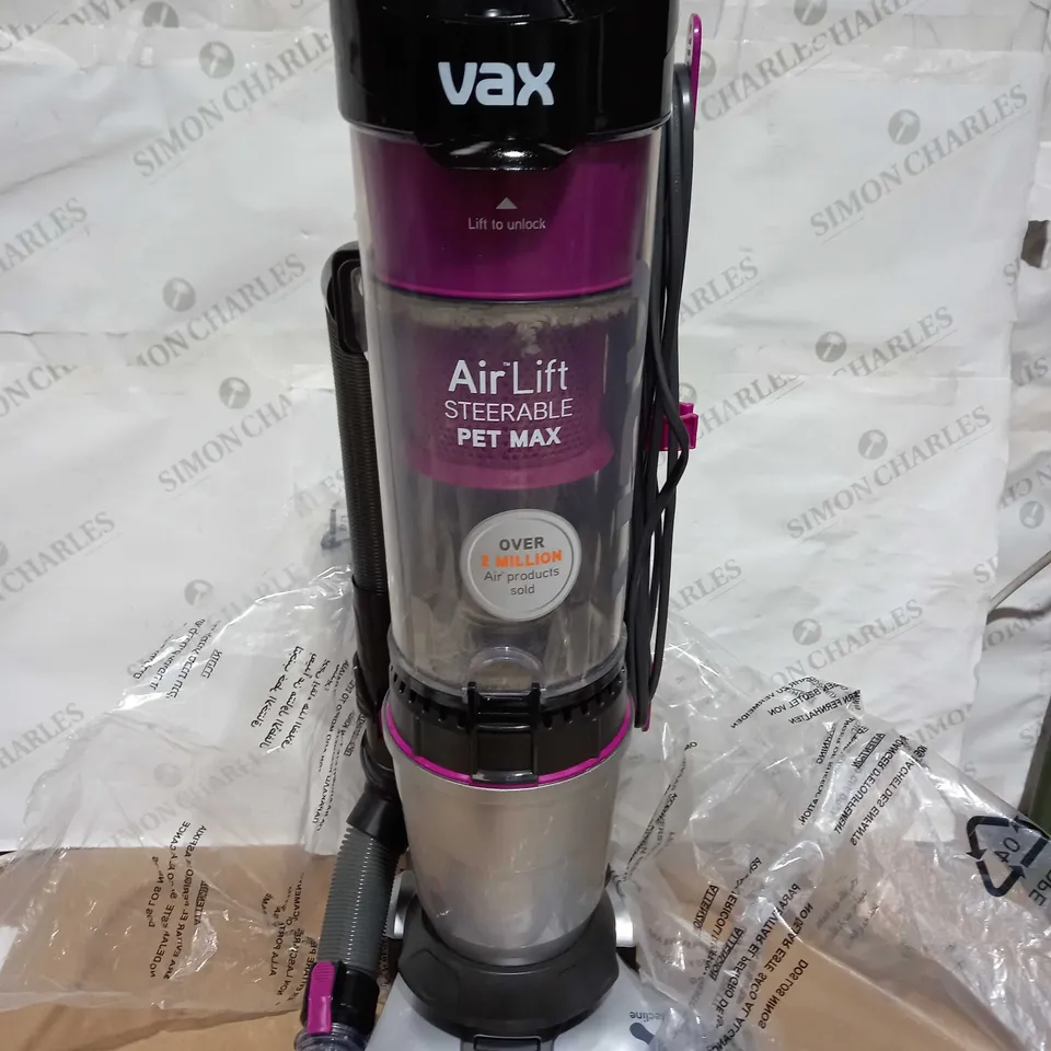 VAX AIR LIFT STEERABLE PET MAX VACUUM CLEANER 