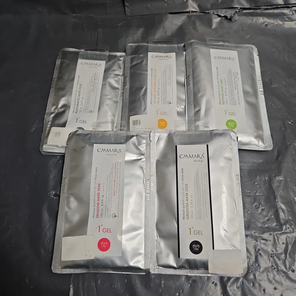 CASAMARA BEAUTYPLAN LOT OF 5 PEEL OFF FACIAL MASKS