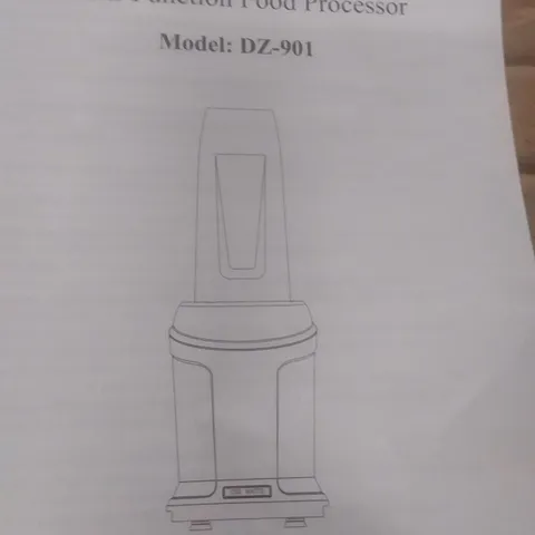 BOXED MULTI FUNCTIONAL FOOD PROCESSOR DZ-901