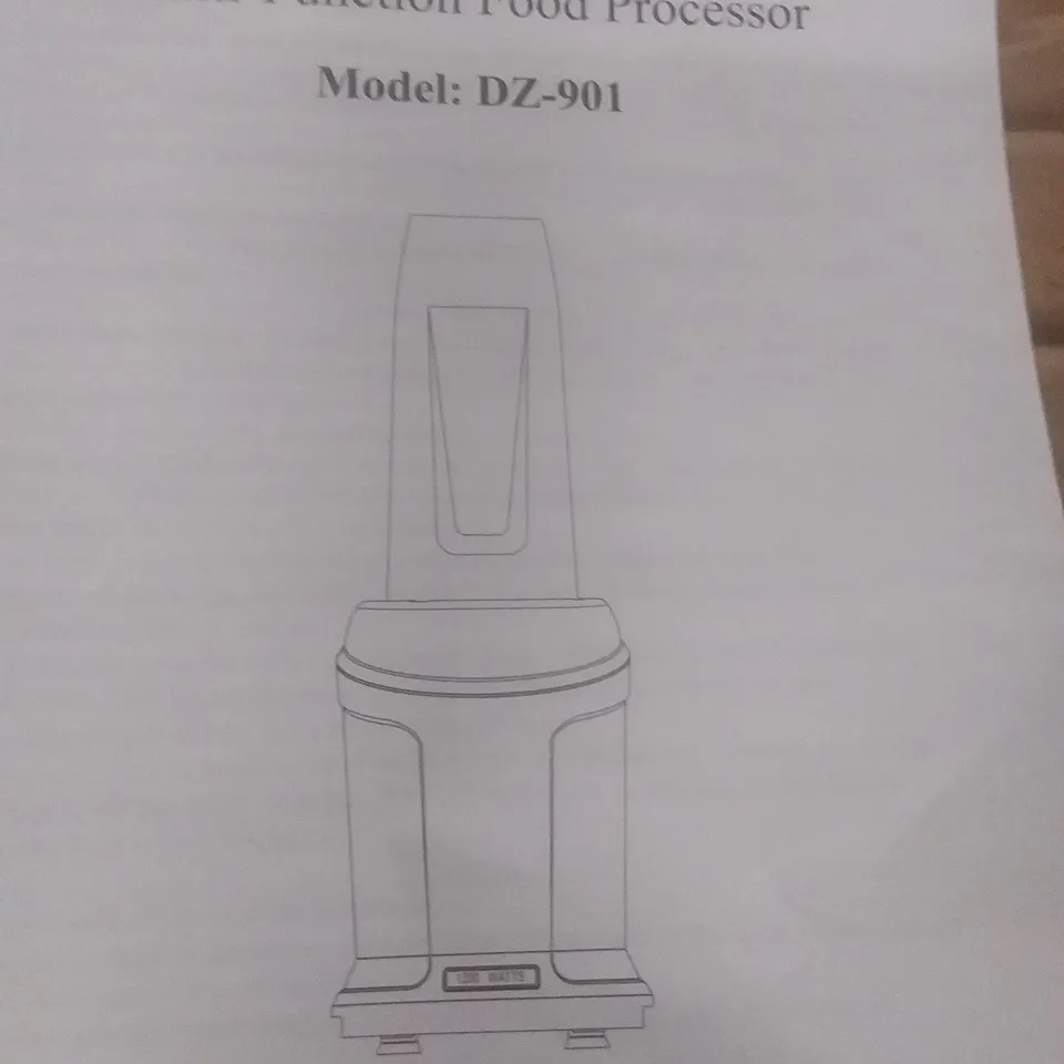 BOXED MULTI FUNCTIONAL FOOD PROCESSOR DZ-901