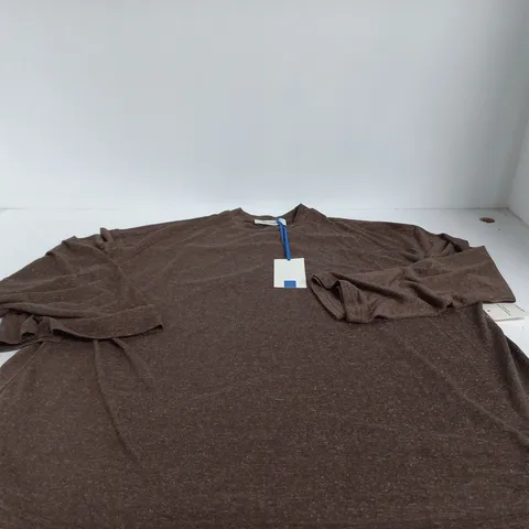 ALTELIER NINETY FIVE MEDIUM BROWN T SHIRT