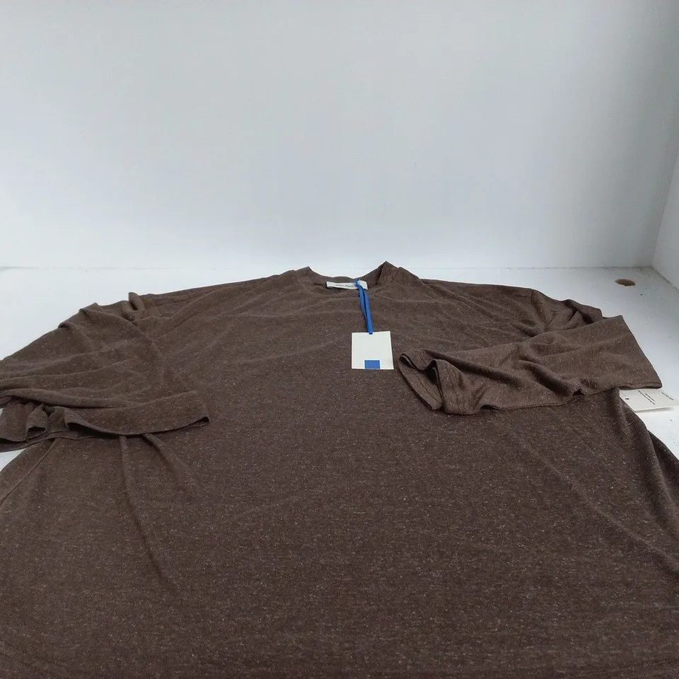 ALTELIER NINETY FIVE MEDIUM BROWN T SHIRT