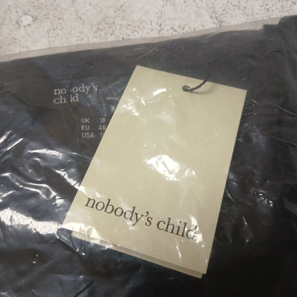 NOBODY’S CHILD MADISON MINI DRESS – BLACK, UK 18 (EU46)