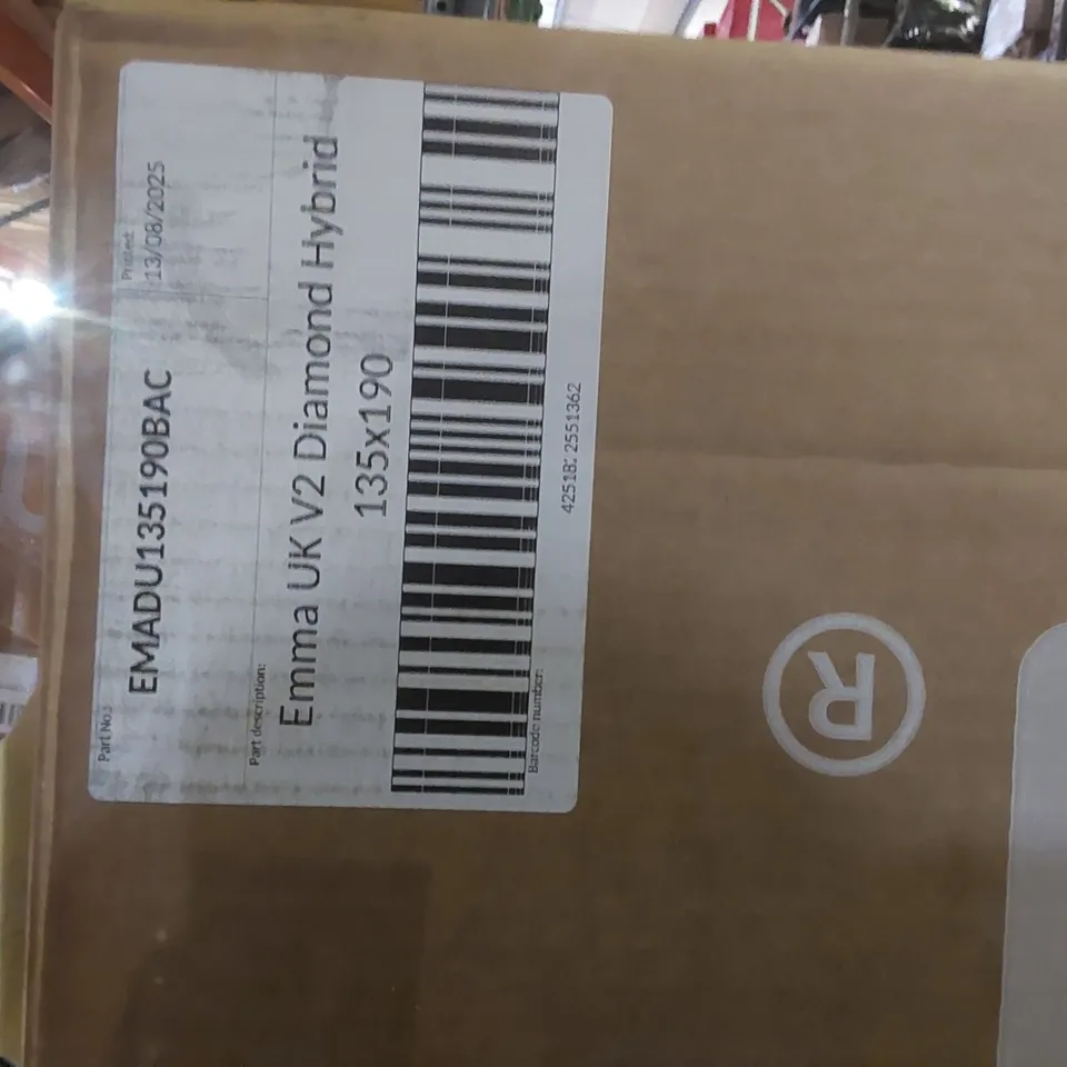 BRAND NEW BOXED EMMA UK V2 DIAMOND HYBRID 135 x 190 DOUBLE MATTRESS 
