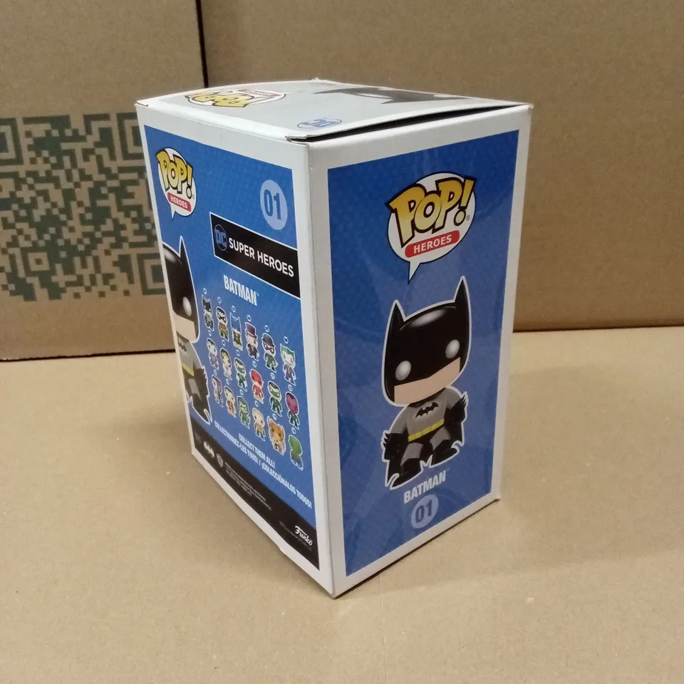 BOXED FUNKO POP DC SUPER HEROES 01 BATMAN 