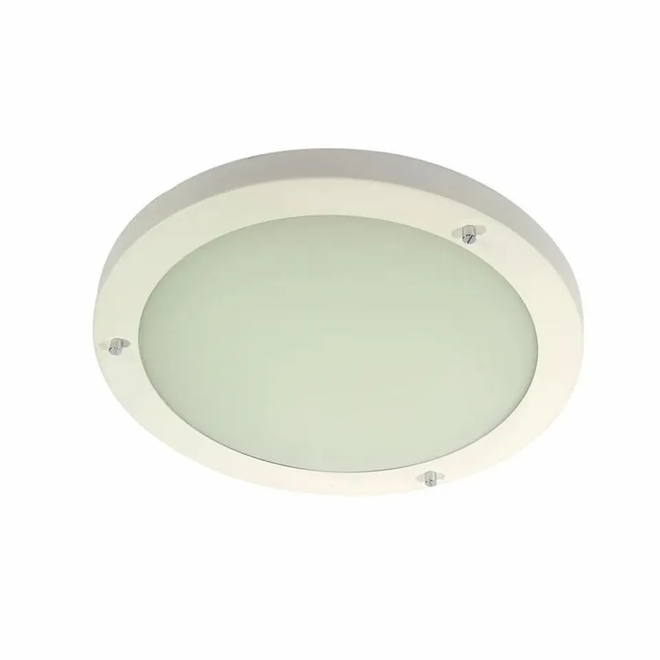 BRETTON 2 LIGHT FLUSH MOUNT FIX FINISH WHITE 