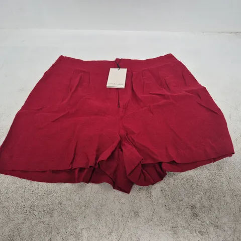 NOBODYTS CHILD SILSOE CORDOVAN SHORTS – RED, UK 12