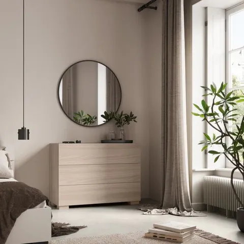 BOXED LEONARDO - LINEAR AND SPACIOUS ASSEMBLED CHEST OF DRAWERS