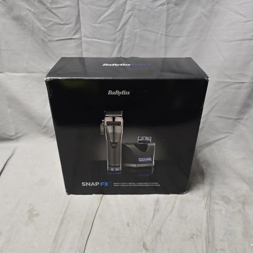 BOXED BABYLISS PRO SNAP FX