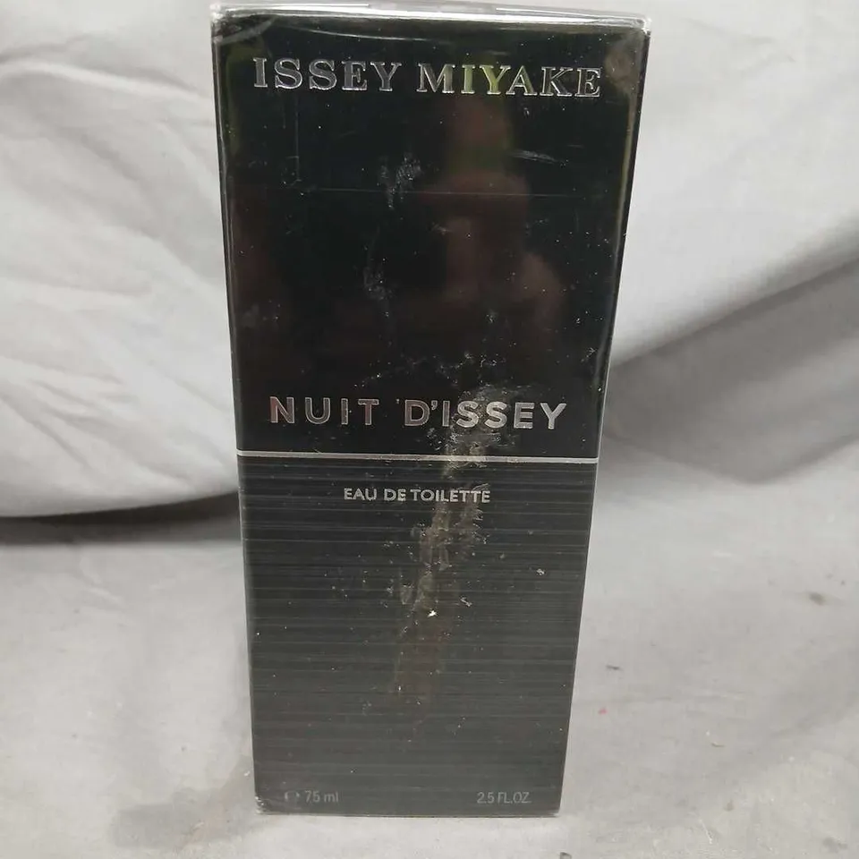 BOXED AND SEALED ISSEY MIYAKE NUIT D'ISSEY EAU DE TOILETTE 75ML