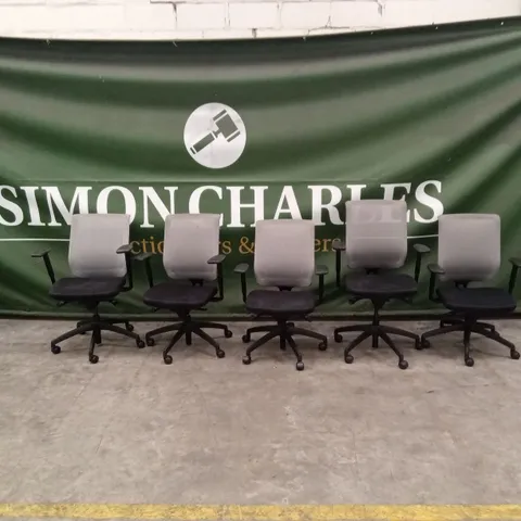 10 x ASSORTED SWIVEL OFFICE CHAIRS