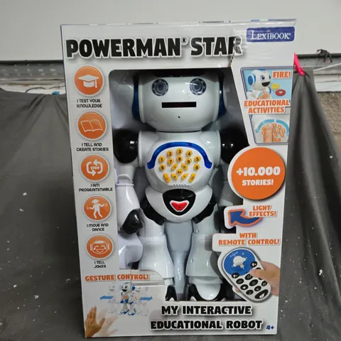 BOXED POWERMAN STAR EDUCATIONAL ROBOT