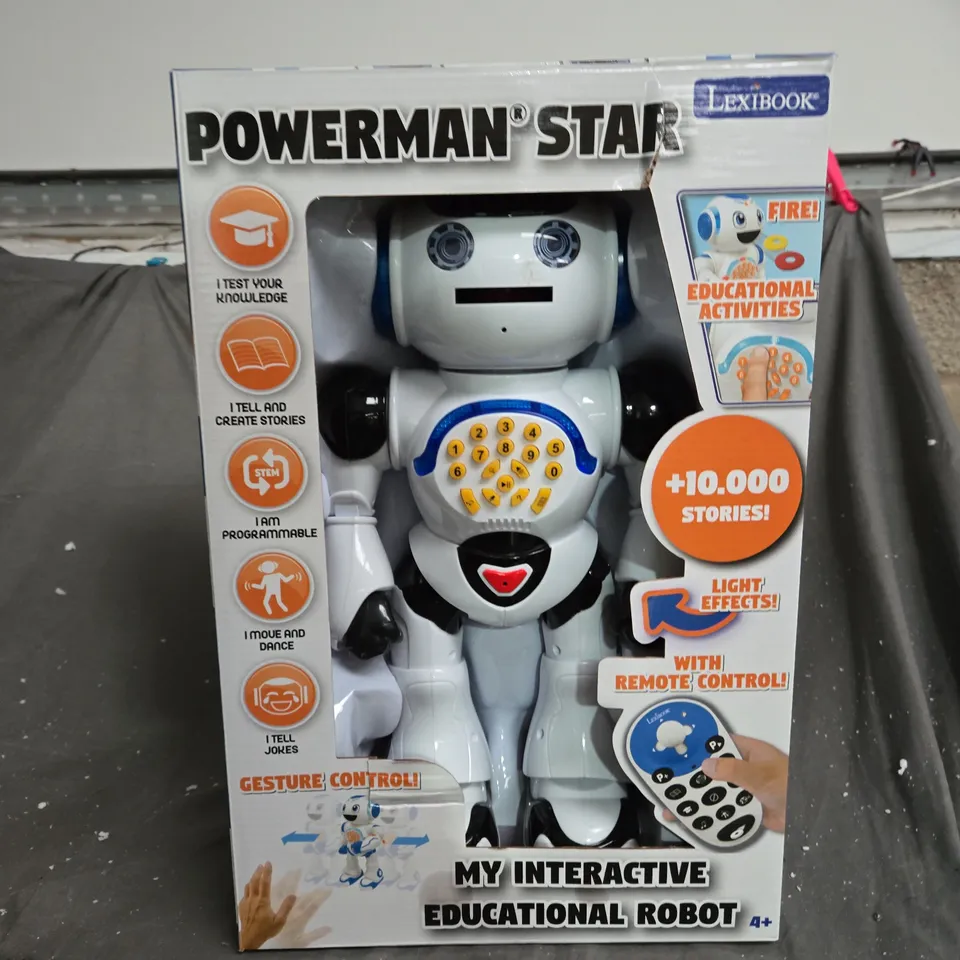 BOXED POWERMAN STAR EDUCATIONAL ROBOT RRP £49.99