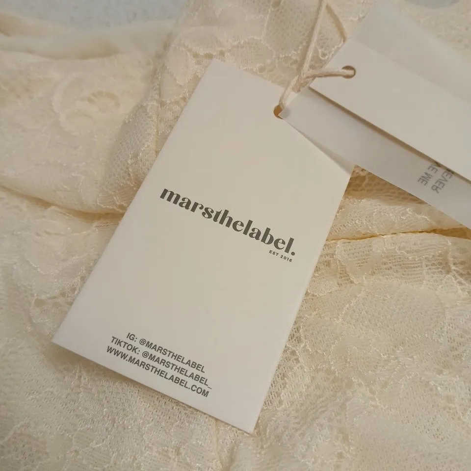 MARS THE LABEL CREAM LACE CAPRI PANTS UK 12