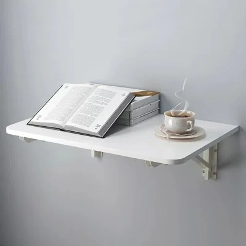 BOXED INVISIBLE WALL-MOUNTED FOLDABLE DESK FOR SMALL APARTMENTS (1 BOX)