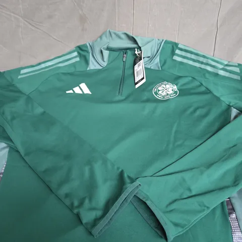 CELTIC FC 1/4 ZIP TRAINING TOP SIZE 2XL