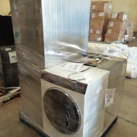 HOOVER H-DRY 300 CONDENSER TUMBLE DRYER BLACK, HAIER HWD80-B14979 FREESTANDING WASHER DRYER AND CANDY CHSBSV5172XKN FREESTANDING AMERICAN FRIDGE