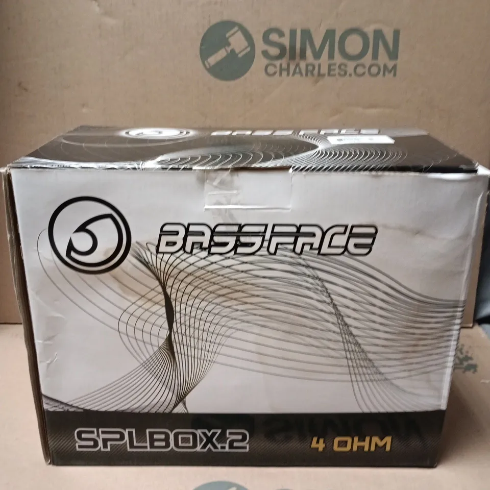 BASS FACE SPLBOX.2 4 OHM SPEAKER PAIR – BOXED
