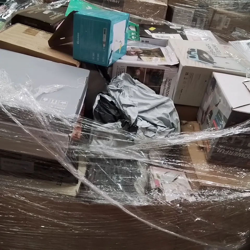 PALLET CONTAINING A LARGE QUANTITY OF ELECTRICAL PRODUCTS TO INCLUDE;INSECT KILLER,TABLETOP FOUNTAIN,HAIR DRYER 