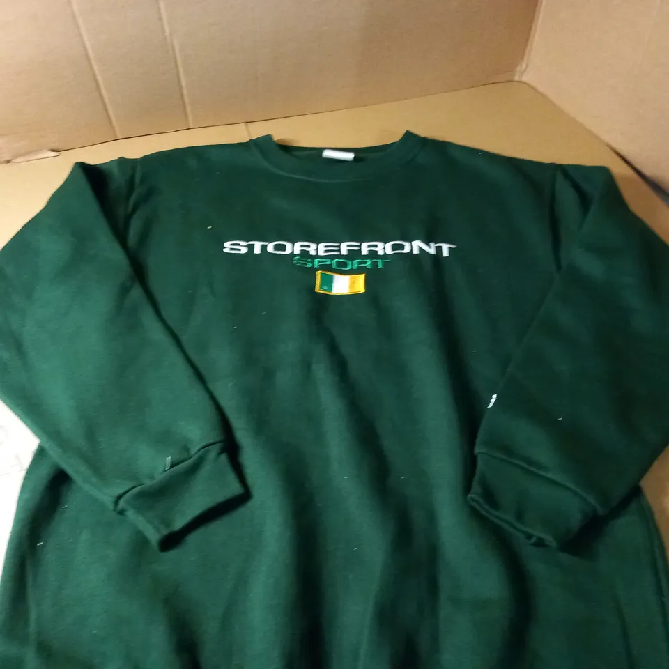 STOREFRONT SPORT GREEN JUMPER - SIZE M