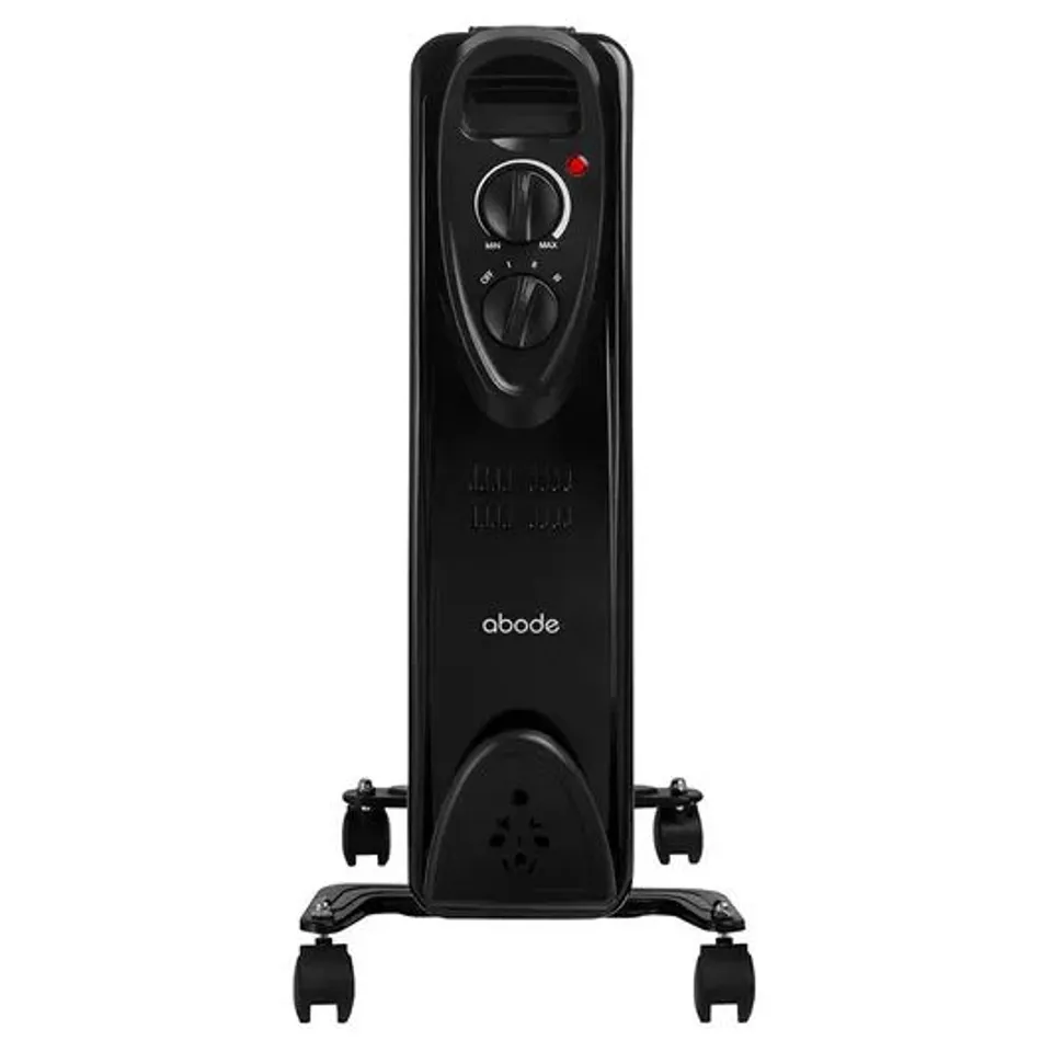 BOXED ABODE AOFR9003B PORTABLE OIL-FILLED RADIATOR - BLACK
