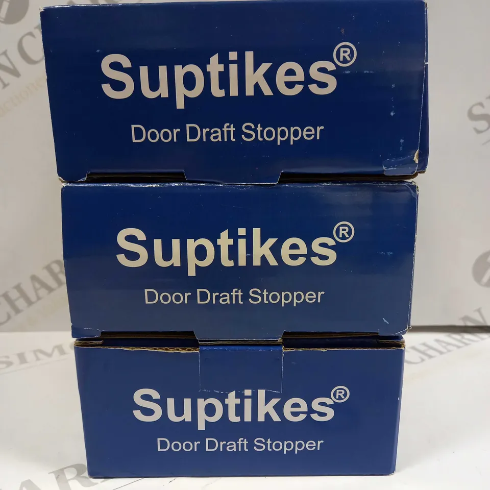 BOX OF 3 SUPTIKES DOOR DRAFT STOPPER 