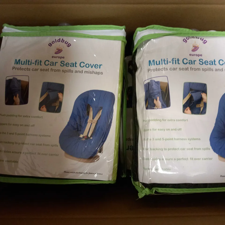 LOT OF APPROXIMATELY 6 GOLDBUG MULTI-FIT CAR SEAT COVERS