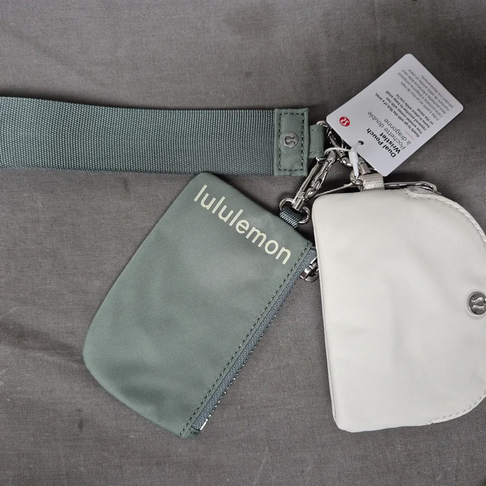 LULULEMON DUAL POUCH WRISTLET