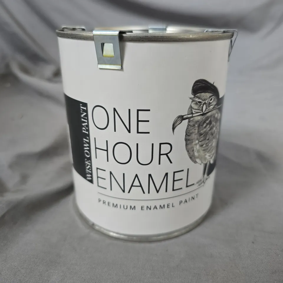 WISE OWL PAINT ONE HOUR ENAMEL – JET BLACK