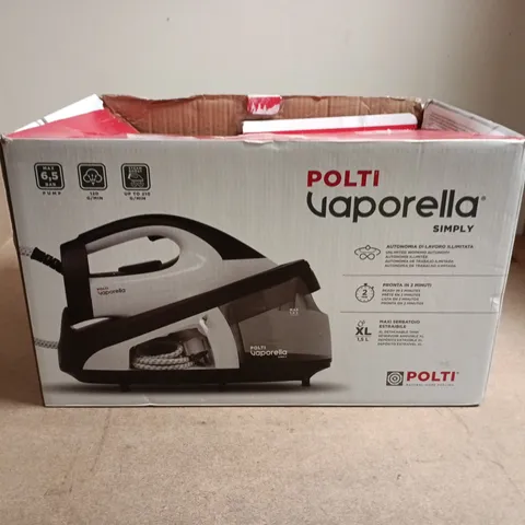 POLTI VAPORELLA SIMPLY STEAM IRON – BOXED