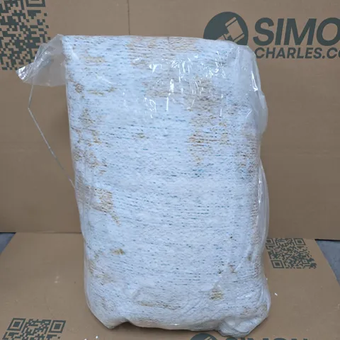 AREA RUG FOR LIVING ROOM/BEDROOM – LIGHT BLUE WITH BEIGE PATTERN - SIZE UNSPECIFIED 