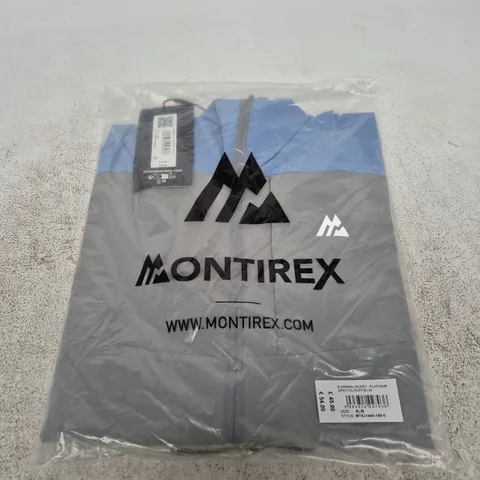 MONTIREX BOYS GAMMA JACKET – PLATINUM GREY/CLOUDY BLUE, YOUTH XL 
