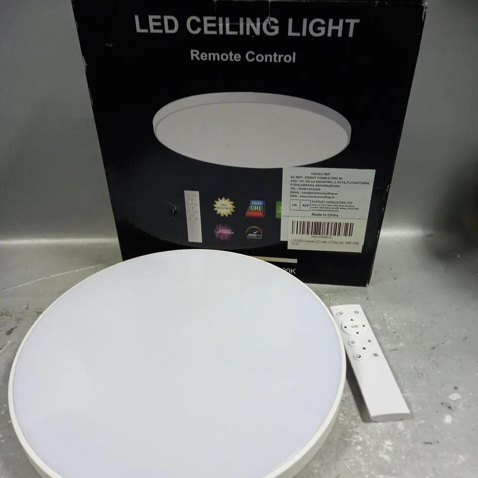 BOXED REMOTE CONTROLLED LED CEILING LIGHT 