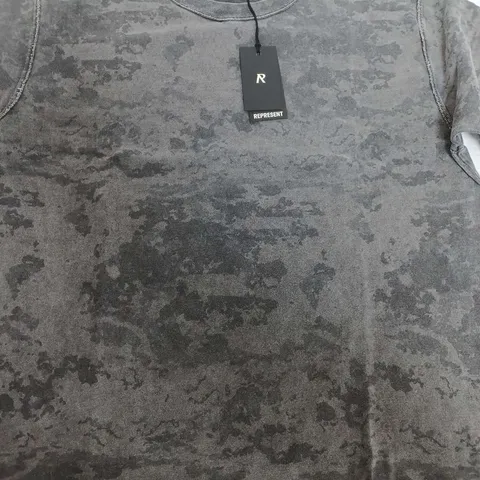 REPRSENT HEAVYWEIGHT INITIAL T-SHIRT CAMO SHIRT - MEDIUM