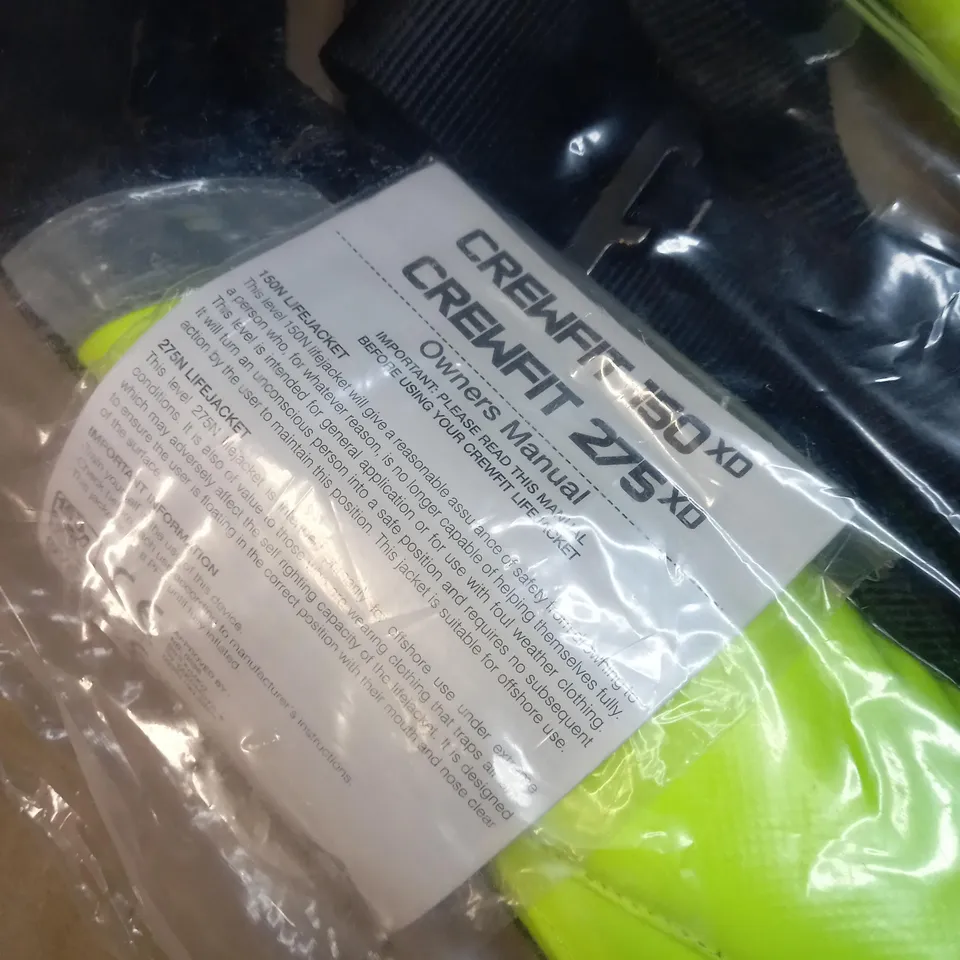 PACKAGED CREWSAVER ADULT YELLOW HARNESS