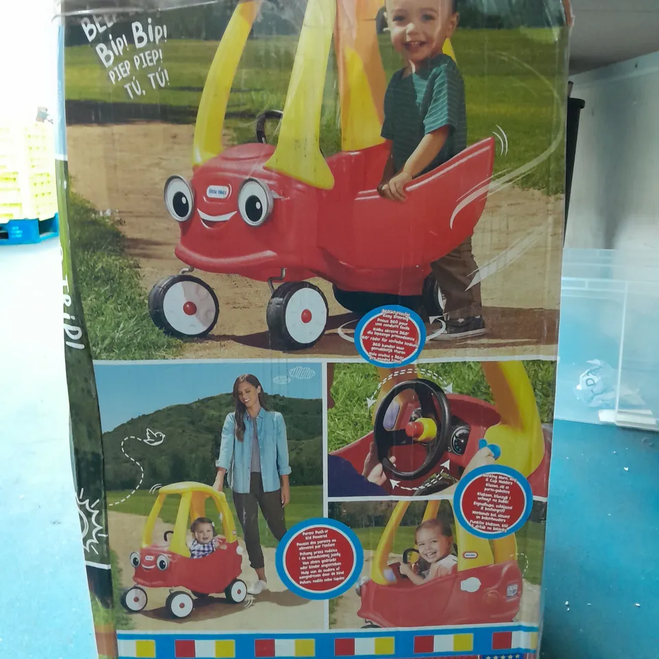 BOXED LITTLE TIKES COZY COUPE CAR - COLLECTION ONLY