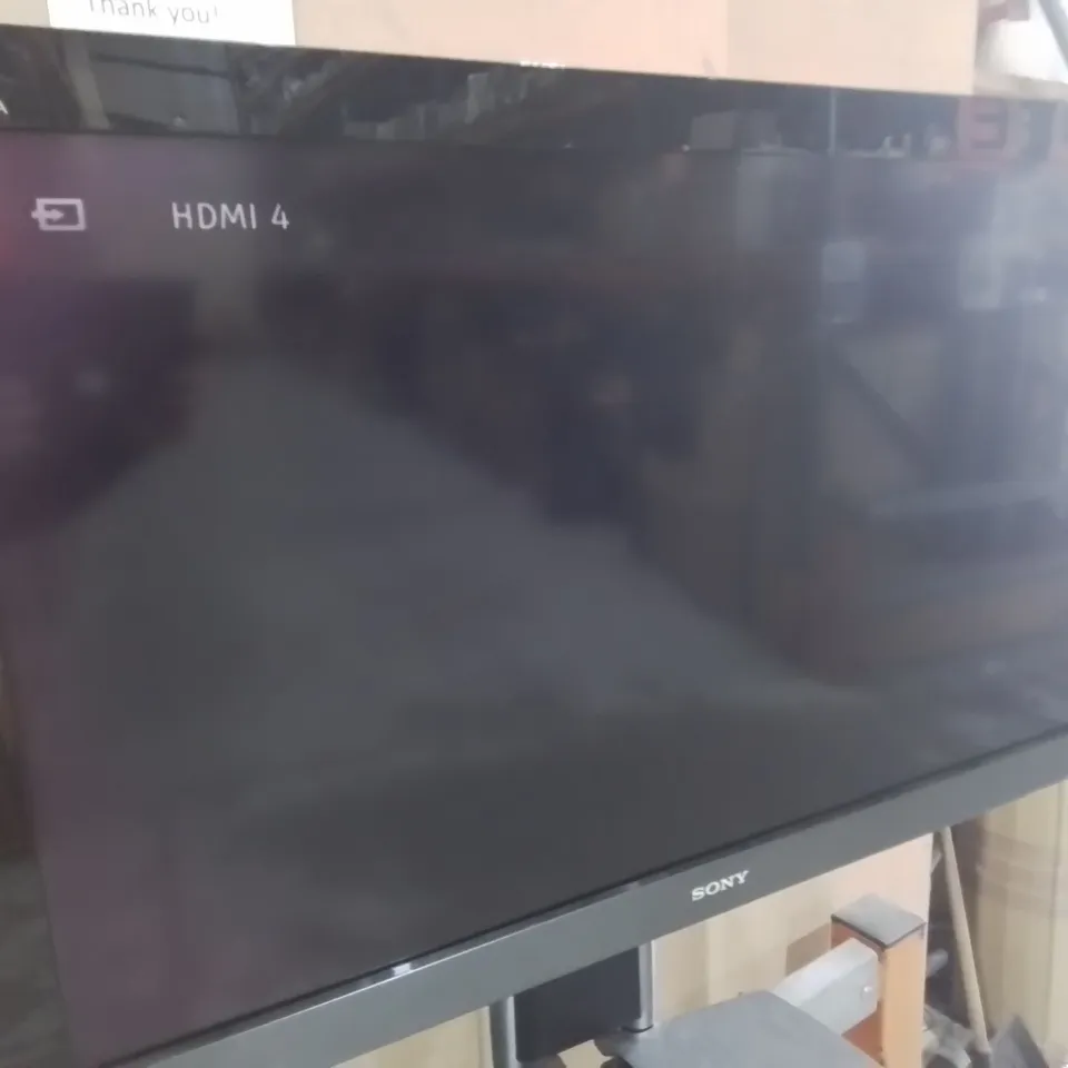 SONY 40" KDL-40EX503 TELEVISION ON UNICOL OXFORD ROLLING TV STAND