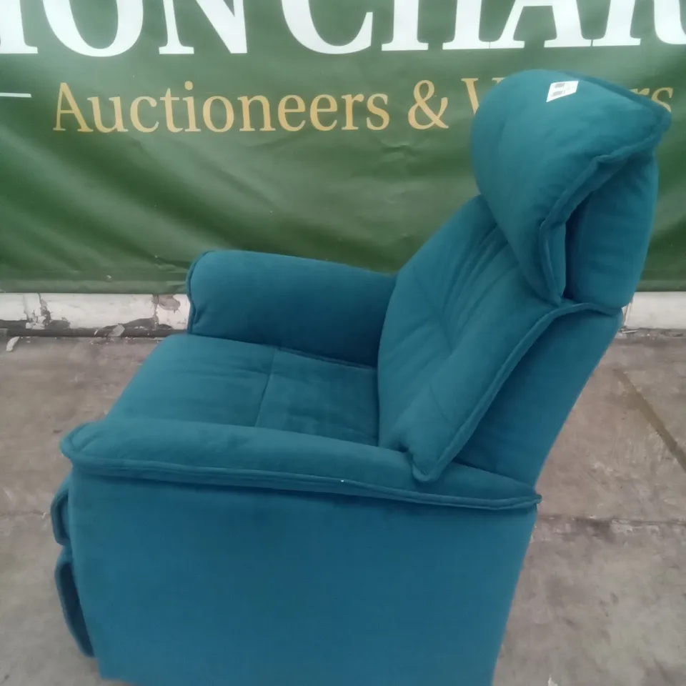 DESIGNER G PLAN MADE MALMO MAN RECLINER CHAIR - PLUSH MALLARD FABRIC 