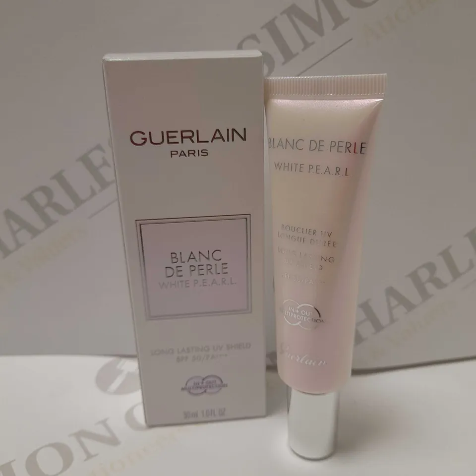 GUERLAIN BLANC DE PERLE WHITE P.E.A.R.L. LONG LASTING UV SHIELD SPF50 30ML